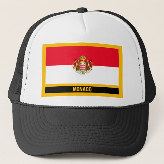 Monaco Flag Trucker Pet (Voorkant)