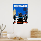 Monaco France Vintage poster (Keuken)