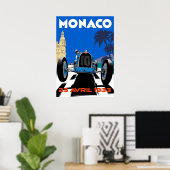 Monaco France Vintage poster (Thuiskantoor)
