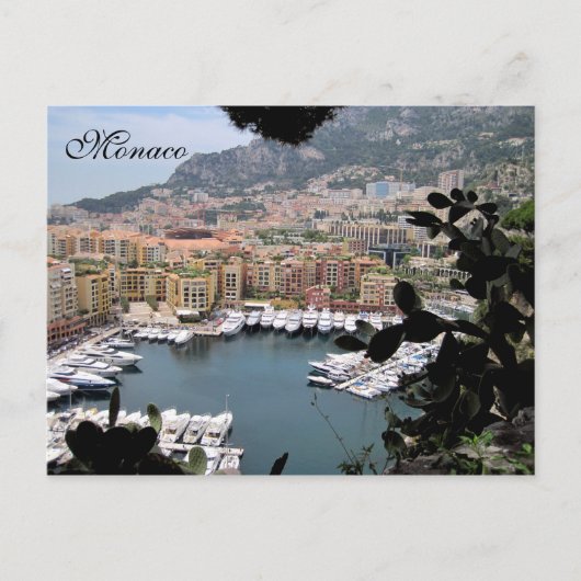 Monaco, Frans Riviera, Frankrijk Briefkaart (Voorkant)