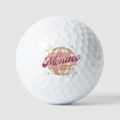 Monaco golfbal golfer golfcadeau golfballen (Voorkant)