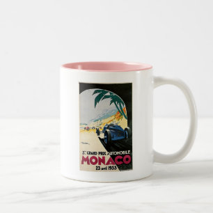 Monaco Grand Prix Automobile Tweekleurige Koffiemok