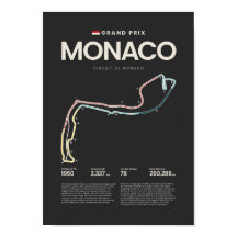 Monaco Grand Prix Circuit Kaart