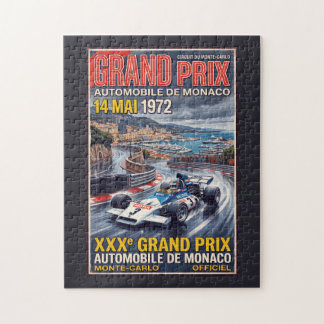 Monaco Grand Prix Retro Racen Legpuzzel