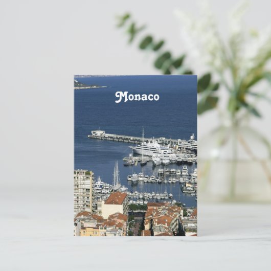 Monaco Harbour Briefkaart (Staand voorkant)