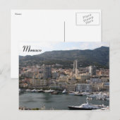 monaco harbour briefkaart (Voorkant / Achterkant)