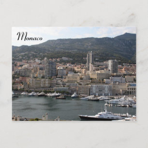 monaco harbour briefkaart