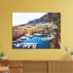 Monaco Haven Canvas Afdruk