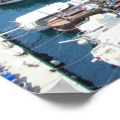 Monaco Marina en Condos Poster (Hoek)