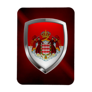 Monaco Metallic Emblem Magneet