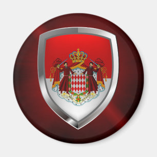 Monaco Metallic Emblem Magneet