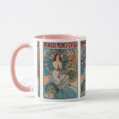 Monaco Monte Carlo: Art Nouveau  vrouw Mok (Links)