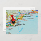 Monaco, Monte Carlo Briefkaart (Voorkant / Achterkant)