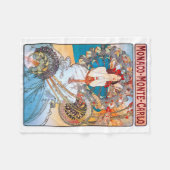 Monaco, Monte-Carlo, Mucha Fleece Deken (Voorkant (Horizontaal))