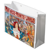 Monaco, Monte-Carlo, Mucha Groot Cadeauzakje (Voorkant Gekanteld)