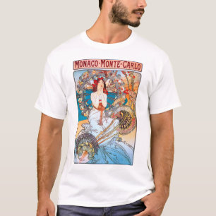 Monaco, Monte-Carlo, Mucha T-shirt