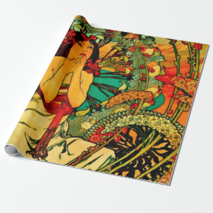 Monaco Monte Carlo Poster van Alphonse Mucha Cadeaupapier