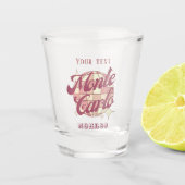 Monaco Monte Carlo Retro  bars Shot Glas (Voorkant)