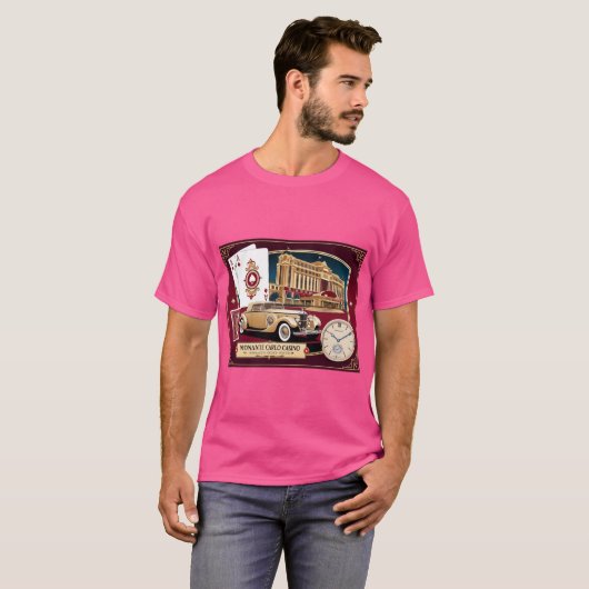 Monaco Monte Carlo Tshirt (Voorkant volledig)