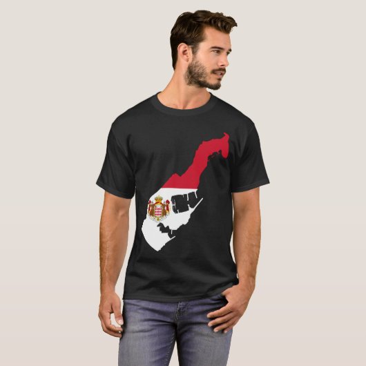 Monaco Nation T-Shirt (Voorkant volledig)