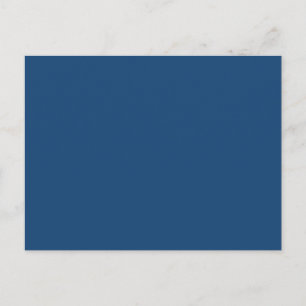 Monaco Noble Blue Solid Color Briefkaart