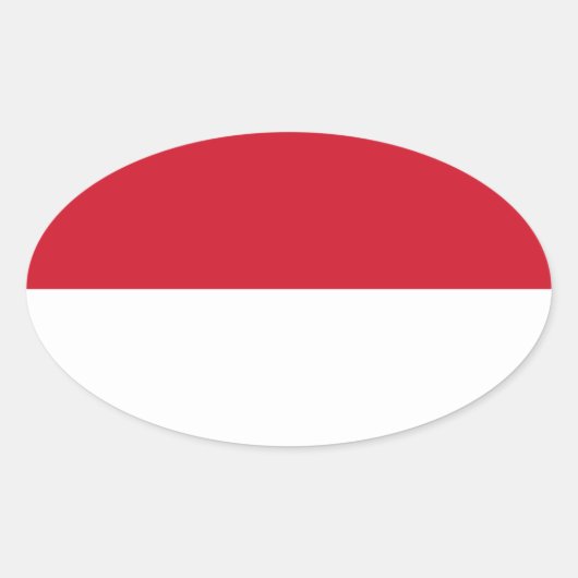 Monaco Ovale Sticker (Voorkant)