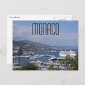 monaco port briefkaart (Voorkant / Achterkant)