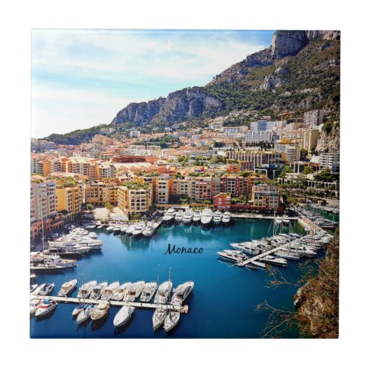 Monaco Port Tegeltje (Voorkant)