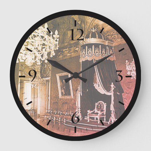  Monaco Prince's Palace De Thron Watch Grote Klok (Voorkant)