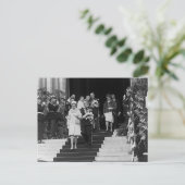  Monaco Prins Albert en Princess Grace Briefkaart (Staand voorkant)