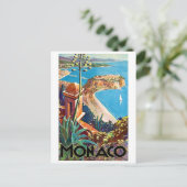 Monaco, Riviera Briefkaart (Staand voorkant)