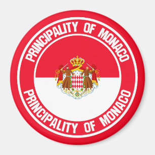 Monaco Round Emblem Magneet