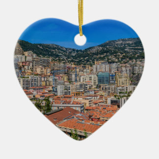 Monaco Skyline Keramisch Ornament