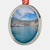 Monaco Skyline Metalen Ornament (Links)