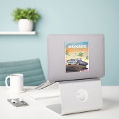 Monaco Sticker (Laptop op bureau)