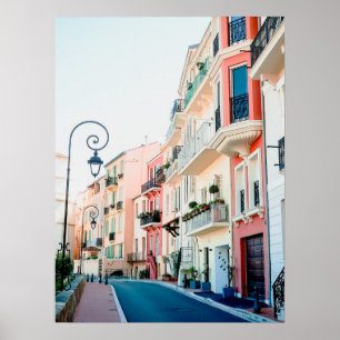Monaco Stroll   Art Print