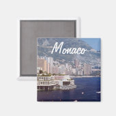 Monaco Travel Photo Souvenir Frigo Magnets (Recto/Verso)