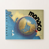 Monaco Travel poster Legpuzzel (Horizontaal)