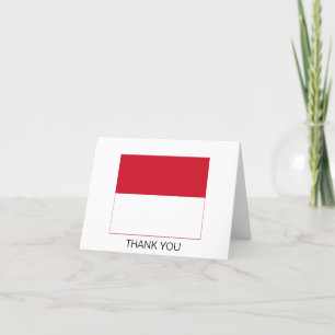 Monaco-vlag Bedankkaart