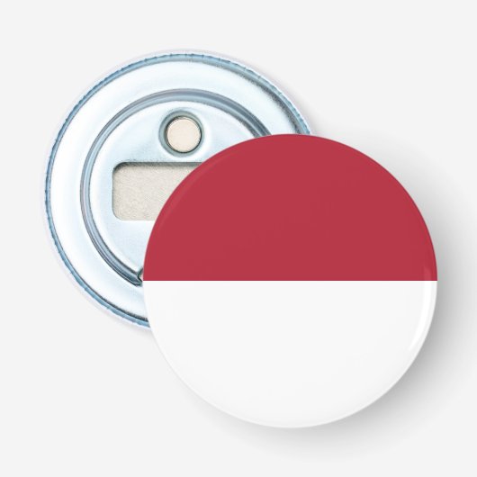 Monaco vlag button flesopener (Voorkant)