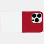 Monaco vlag Case-Mate iPhone case (Achterkant (horizontaal))