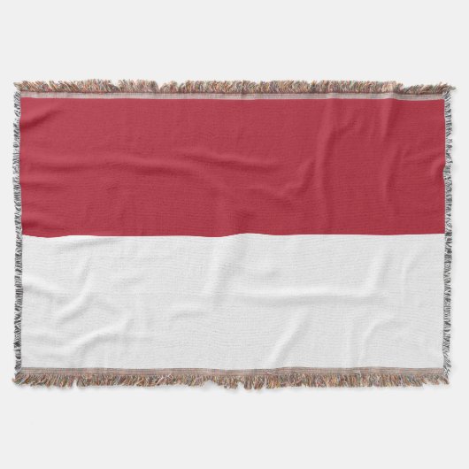 Monaco vlag deken (Voorkant)