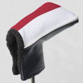 Monaco vlag golfheadcover (3/4 voorkant)