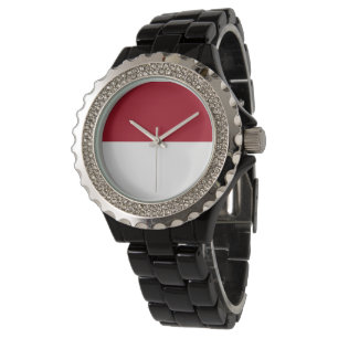 Monaco vlag horloge