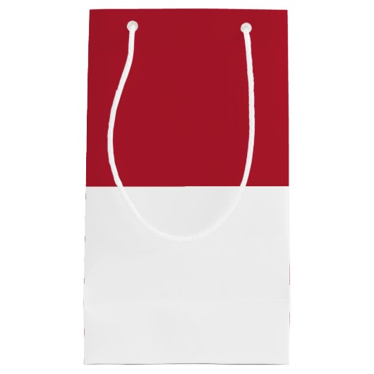 Monaco vlag klein cadeauzakje (Voorkant)