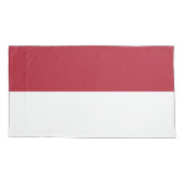 Monaco vlag kussensloop (Achterkant)