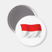 Monaco Vlag Magneet (Voorkant / Achterkant)