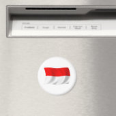 Monaco Vlag Magneet (Insitu (Vaatwasser))