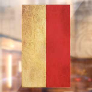 Monaco vlag ontwerp raamsticker