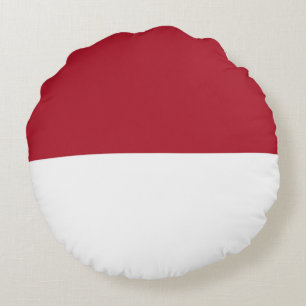 Monaco vlag rond kussen